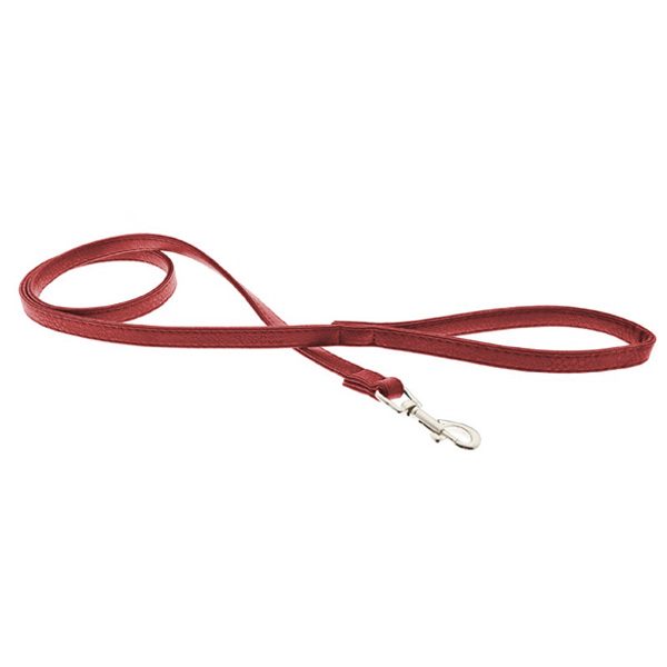 ferribiella guinzaglio rosso color 15mm 120cm cane