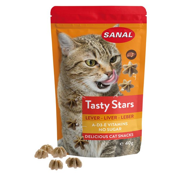 Snack gatto tasty star fegato Sanal