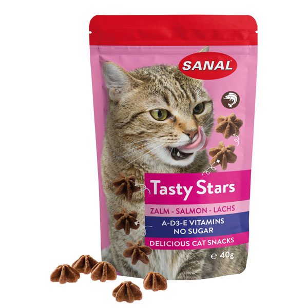 Snack gatto tasty star salmone Sanal